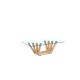 Маса за кафе DKD Home Decor Кристал орех (130 x 70 x 42 cm) Маса за кафе DKD Home Decor Кристал орех (130 x 70 x 42 cm)