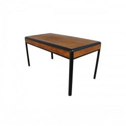Трапезна маса DKD Home Decor Ела Метал (160 x 80 x 79 cm) - Комплекти маси и столове