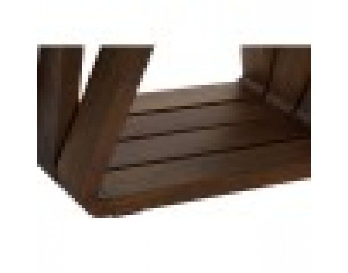 Маса за кафе DKD Home Decor Кристал Oрех Алуминий 130 x 70 x 42 cm