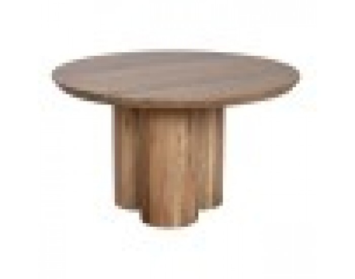 Маса за кафе Home ESPRIT Кафяв Естествен Aкациево дърво 80 x 80 x 45 cm