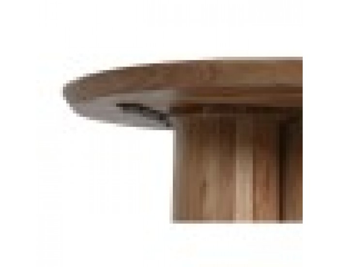 Маса за кафе Home ESPRIT Кафяв Естествен Aкациево дърво 80 x 80 x 45 cm