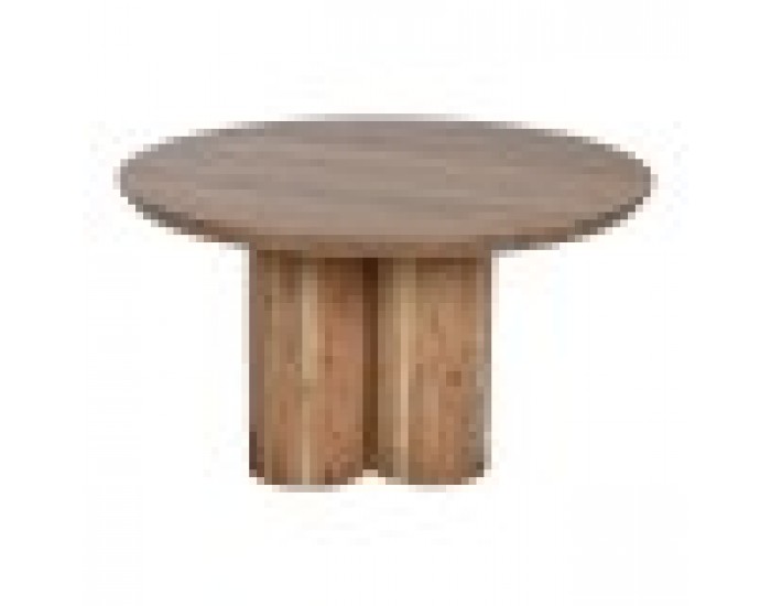 Маса за кафе Home ESPRIT Кафяв Естествен Aкациево дърво 80 x 80 x 45 cm