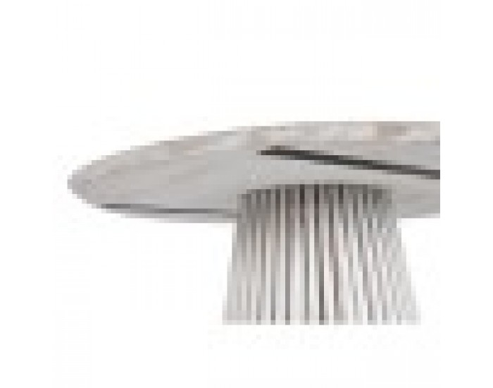 Трапезна маса Home ESPRIT Бял дърво Минди 120 x 120 x 75 cm