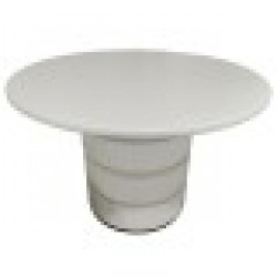 Трапезна маса Home ESPRIT Бял Cмърч Дървен MDF 120 X 120 X 80 cm - Маси