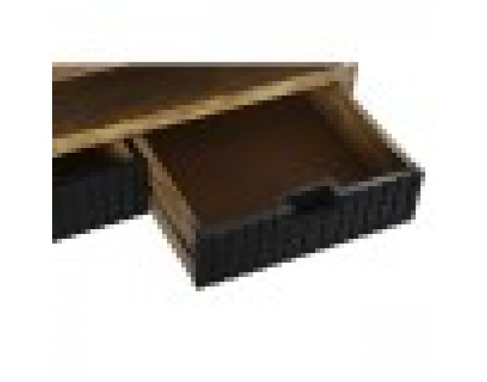 Маса за кафе DKD Home Decor Черен Светло кафяв Метал Дърво манго 120 x 60 x 45 cm