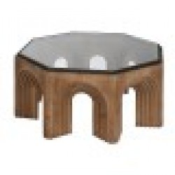 Маса за кафе Home ESPRIT Кристал Cмърч 99 x 99 x 46 cm - Комплекти маси и столове