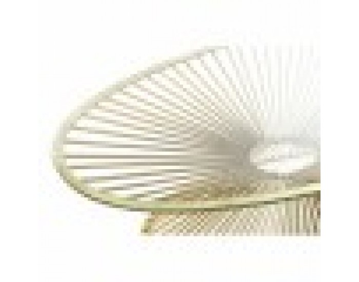 Помощна маса DKD Home Decor Златен Кристал Стомана 138 x 66 x 46 cm