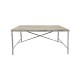 Трапезна маса Home ESPRIT Бял Желязо Дърво манго 160 X 90 X 80 cm Трапезна маса Home ESPRIT Бял Желязо Дърво манго 160 X 90 X 80 cm
