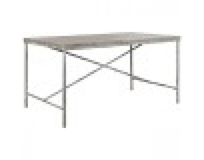 Трапезна маса Home ESPRIT Бял Желязо Дърво манго 160 X 90 X 80 cm Трапезна маса Home ESPRIT Бял Желязо Дърво манго 160 X 90 X 80 cm