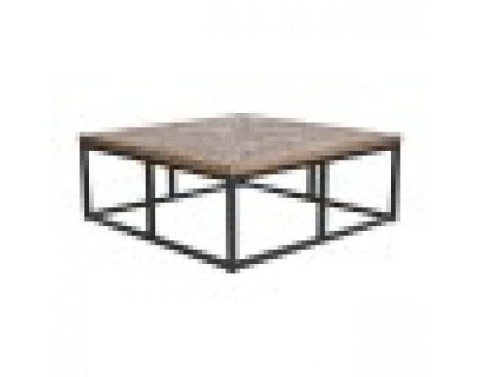 Маса за кафе Home ESPRIT Дървен Метал 120 x 120 x 45 cm