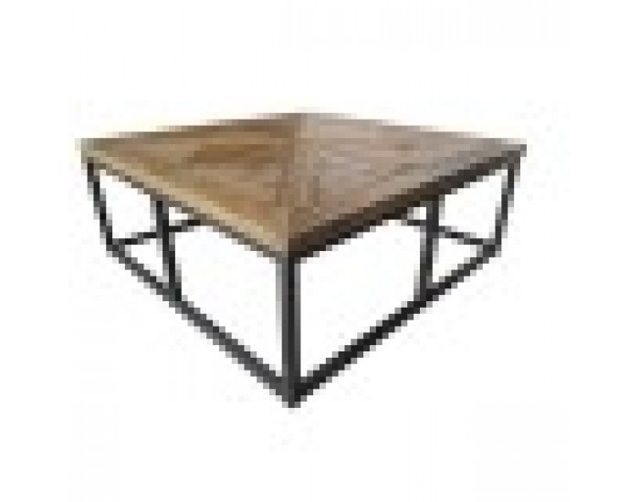 Маса за кафе Home ESPRIT Дървен Метал 120 x 120 x 45 cm