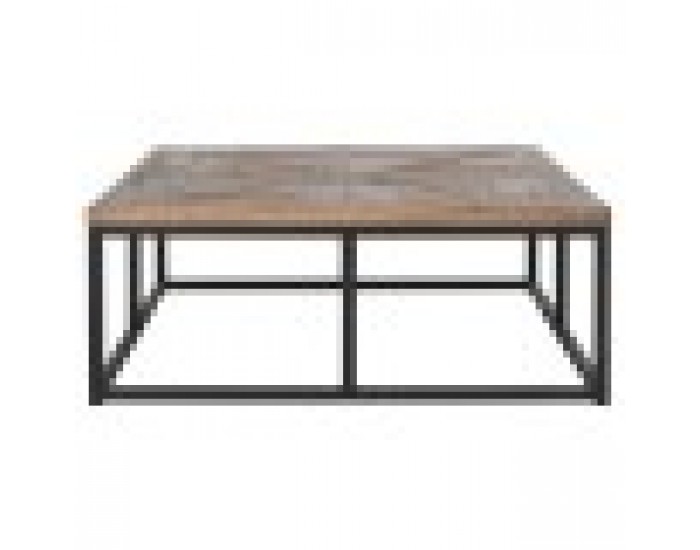 Маса за кафе Home ESPRIT Дървен Метал 120 x 120 x 45 cm