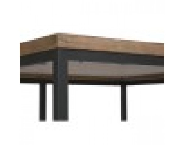 Маса за кафе Home ESPRIT Дървен Метал 120 x 120 x 45 cm