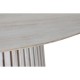 Трапезна маса Home ESPRIT Бял дърво Минди 150 x 150 x 75 cm Трапезна маса Home ESPRIT Бял дърво Минди 150 x 150 x 75 cm