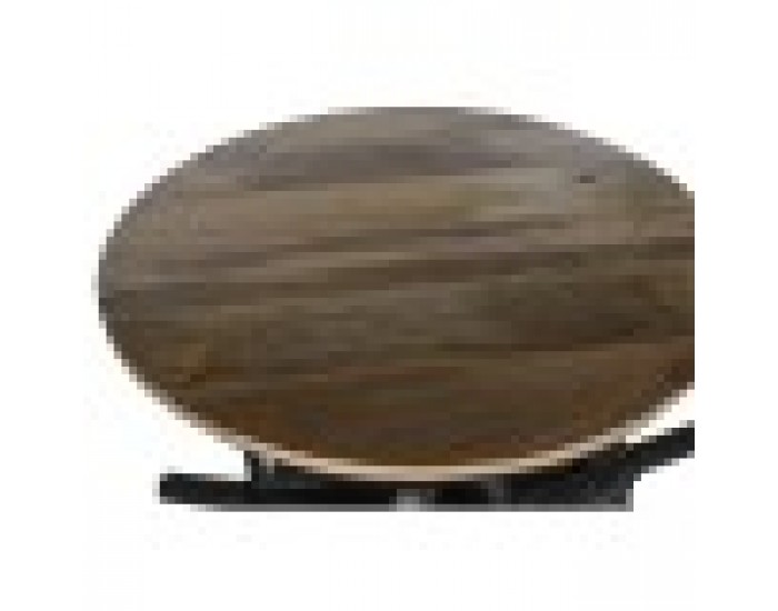 Помощна маса Home ESPRIT Кафяв Черен Желязо Дърво манго 116 x 72 x 110 cm