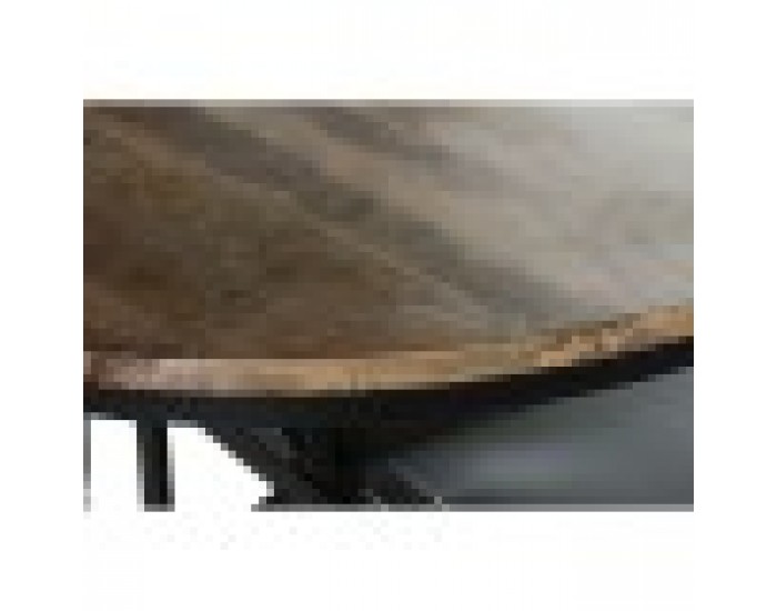 Помощна маса Home ESPRIT Кафяв Черен Желязо Дърво манго 116 x 72 x 110 cm