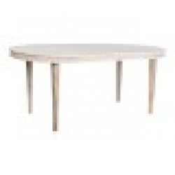 Трапезна маса DKD Home Decor Златен Бял Месинг Дърво манго (180 x 90 x 76 cm) - Комплекти маси и столове