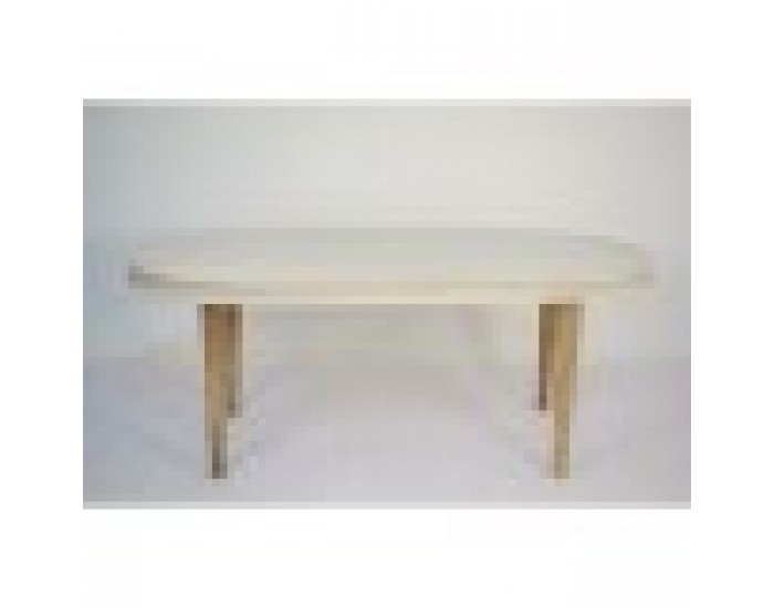 Трапезна маса DKD Home Decor Златен Бял Месинг Дърво манго (180 x 90 x 76 cm)