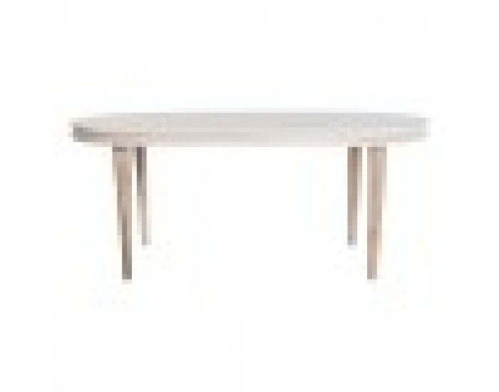 Трапезна маса DKD Home Decor Златен Бял Месинг Дърво манго (180 x 90 x 76 cm)