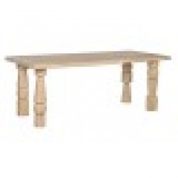 Трапезна маса Home ESPRIT Естествен Дърво манго 200 x 90 x 76 cm - Маси