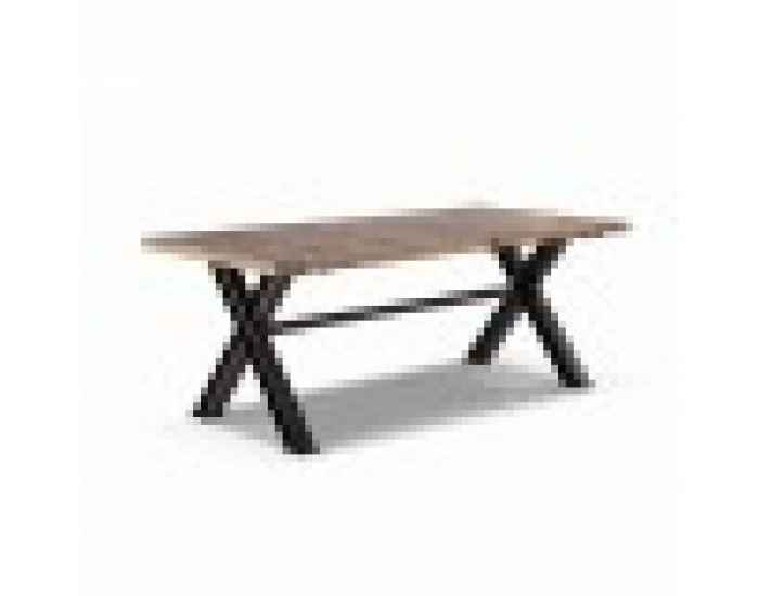 Трапезна маса DKD Home Decor, Дървен, Метал, 200 x 100 x 78 cm