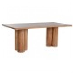 Трапезна маса Home ESPRIT Кафяв Естествен Aкациево дърво 200 x 100 x 76 cm - Комплекти маси и столове