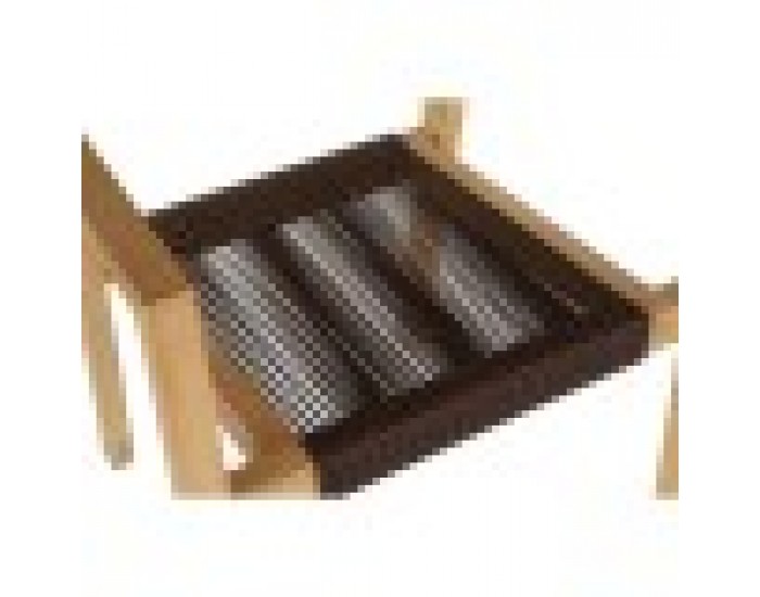 Комплект от маса с 4 стола DKD Home Decor 90 x 90 x 75 cm Тик Въже