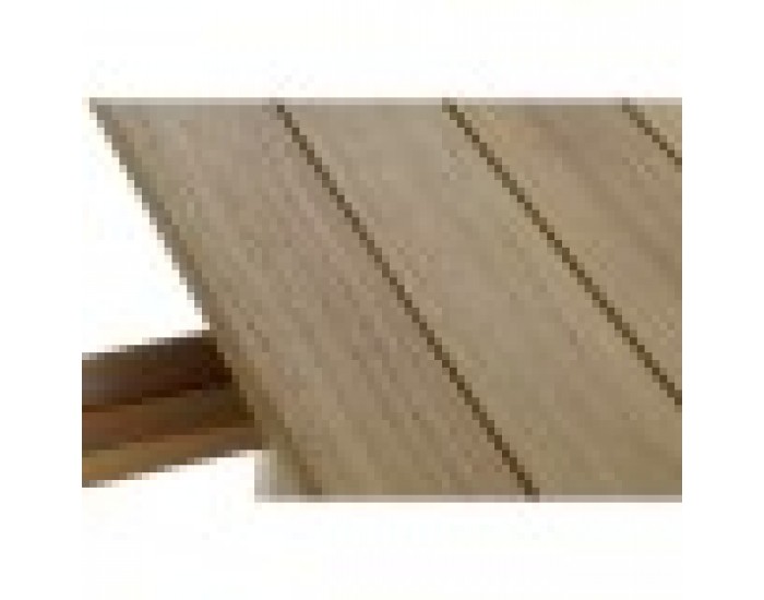 Комплект от маса с 4 стола DKD Home Decor 90 x 90 x 75 cm Тик Въже