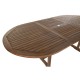 Комплект от маса с стола DKD Home Decor Тик (180 cm) (9 pcs) (180 x 120 x 75 cm)
