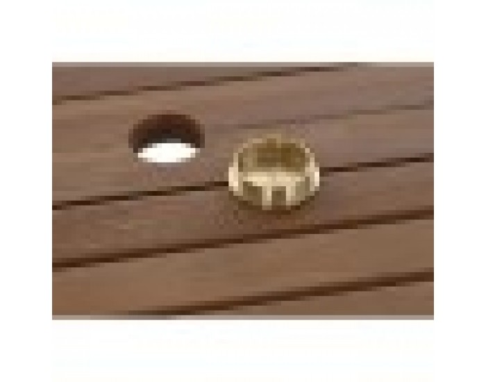 Комплект от маса с стола DKD Home Decor Тик (180 cm) (9 pcs) (180 x 120 x 75 cm)