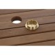 Комплект от маса с стола DKD Home Decor Тик (180 cm) (9 pcs) (180 x 120 x 75 cm)