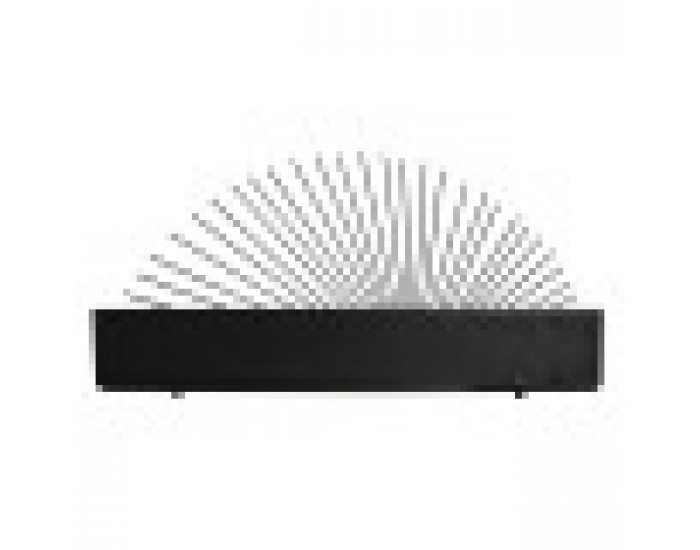 Лавица Home ESPRIT Черен Естествен Метал Дървен MDF 58 x 10,5 x 28 cm Стенен