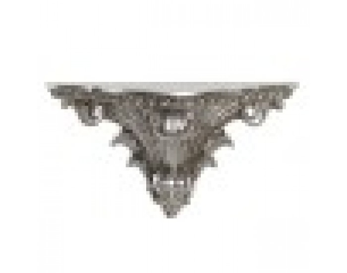 Рафтове DKD Home Decor Сребрист 37,5 x 17 x 21 cm Смола Рафтове DKD Home Decor Сребрист 37,5 x 17 x 21 cm Смола