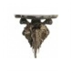 Рафтове DKD Home Decor Слон Златен Смола (36,5 x 16,5 x 36 cm) - Етажерки