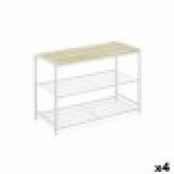 Лавица Confortime 3 Рафтове Метал 60 x 30 x 43 cm (4 броя) - Етажерки