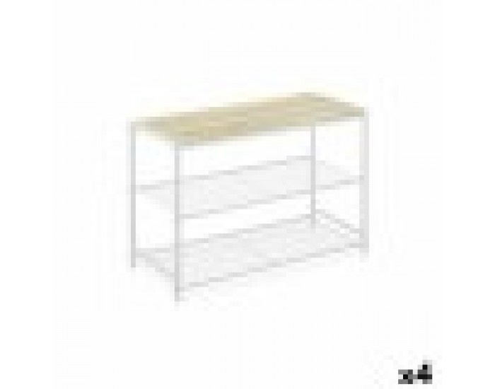 Лавица Confortime 3 Рафтове Метал 60 x 30 x 43 cm (4 броя)