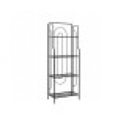 Лавица Home ESPRIT Черен Метал 60 x 27 x 160 cm - Етажерки