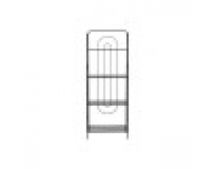 Лавица Home ESPRIT Черен Метал 60 x 27 x 160 cm