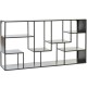 Лавица DKD Home Decor Черен Метал 120 x 20 x 60 cm