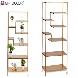 Рафтове Gift Decor, Метал, 30 x 170 x 75 cm - Етажерки