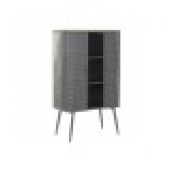 Лавица DKD Home Decor Метал Дървен (79 x 39 x 133 cm) - Етажерки