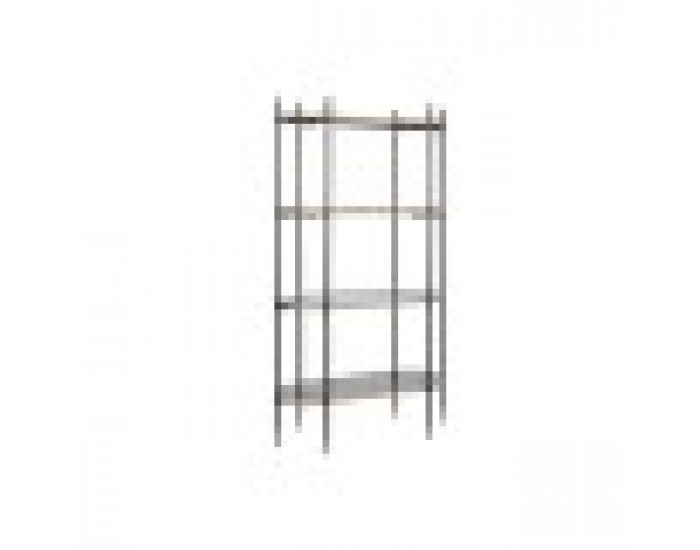 Лавица DKD Home Decor Черен Златен Метал Кристал 103 x 42 x 180 cm