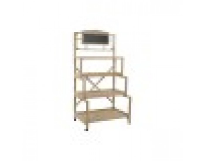 Лавица Home ESPRIT Черен Дъска Cмърч 98 x 68 x 192 cm