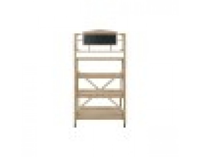 Лавица Home ESPRIT Черен Дъска Cмърч 98 x 68 x 192 cm