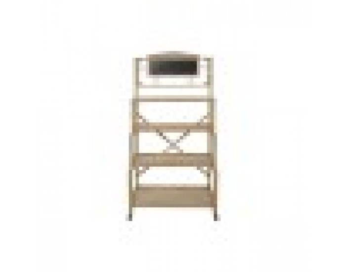 Лавица Home ESPRIT Черен Дъска Cмърч 98 x 68 x 192 cm