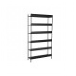 Лавица Home ESPRIT Черен Метал 100 x 30 x 180 cm - Етажерки