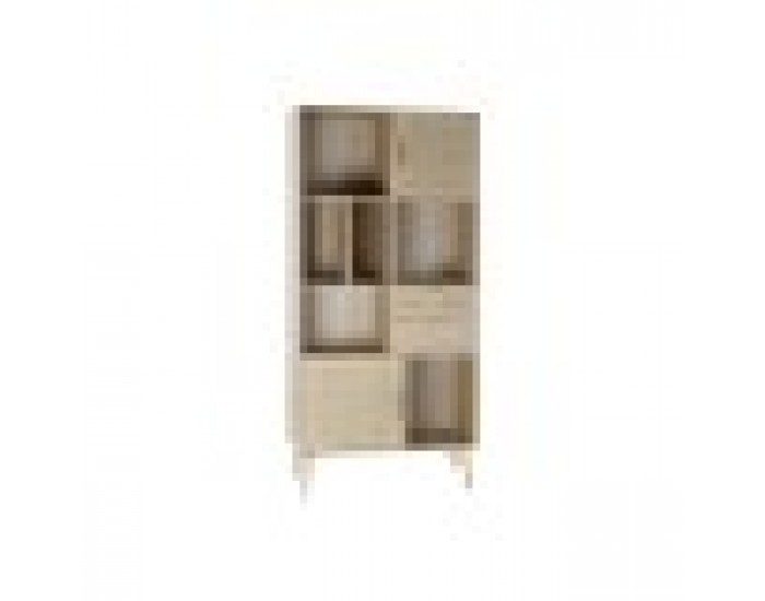 Лавица Home ESPRIT Естествен Дърво от пауловния Дървен MDF 90 x 37 x 189 cm