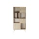 Лавица Home ESPRIT Естествен Дърво от пауловния Дървен MDF 90 x 37 x 189 cm