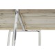 Лавица DKD Home Decor 190 x 40 x 200 cm Ела Естествен Метал Бял 40 % Метал