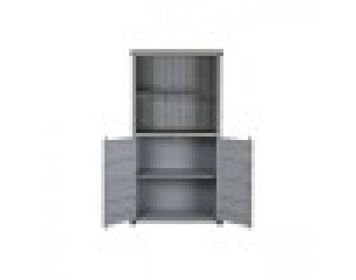 Лавица Home ESPRIT Сив Небесно синьо Метал Дървен MDF 87 x 44 x 168,5 cm